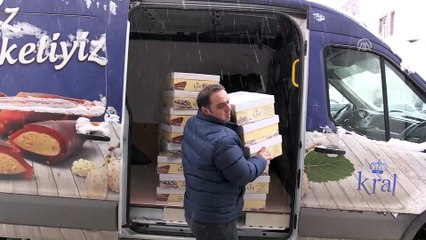 Mehmetçik'e 1071 kilo pestil ve köme gönderdiler - GÜMÜŞHANE