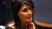 Nikki Haley Rips 'Disgusting' Rumors of Affair With President Trump