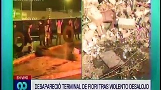 Terminal de Fiori Así luce el local tras el violento desalojo - YouTube (360p)