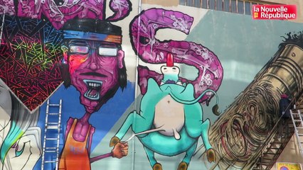 VIDEO. Le street-art invité à l'hôtel des ventes de Poitiers