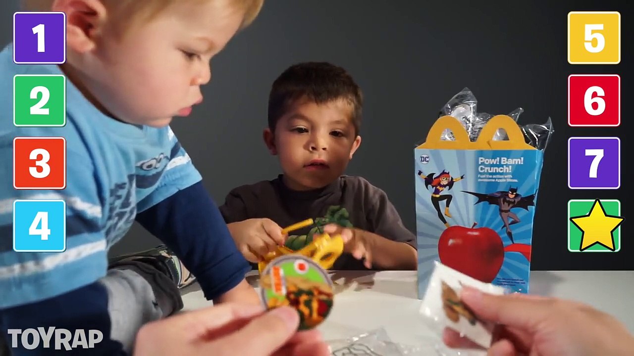 Justice League Action MCDONALDS HAPPY MEAL Toy Surprise Full Set 2016 Superhero Kids Toys by ToyRap