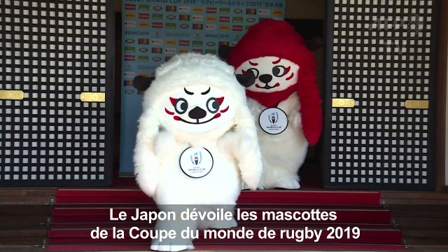 Rugby: le Japon dévoile les mascottes de la Coupe du monde 2019