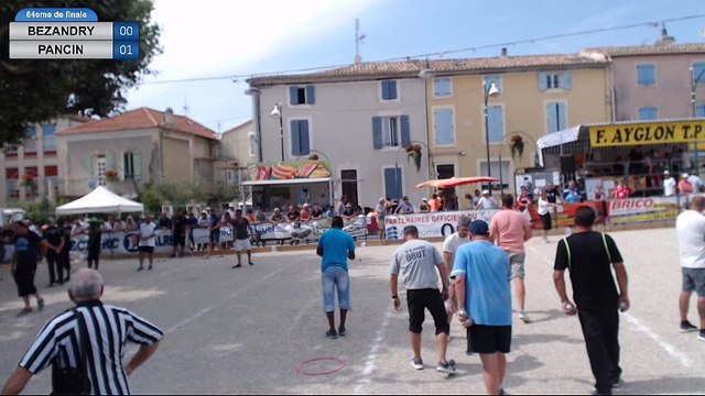 Supranational à pétanque de Valréas 2017 : 64ème Bezandry vs Pancin