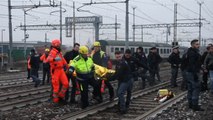As many as five dead after train derails near Milan