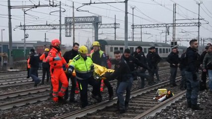 As many as five dead after train derails near Milan