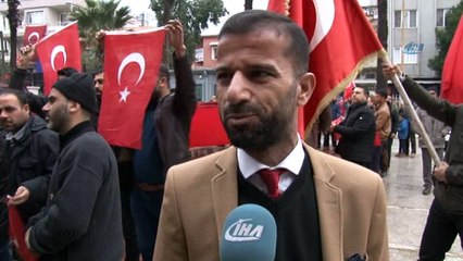 40 araçlık konvoyla gelip askerlik şubesine başvurdular