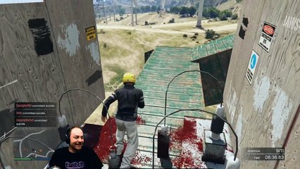 GTA 5 Online Windmill Parkour Chaos! Funny Moments