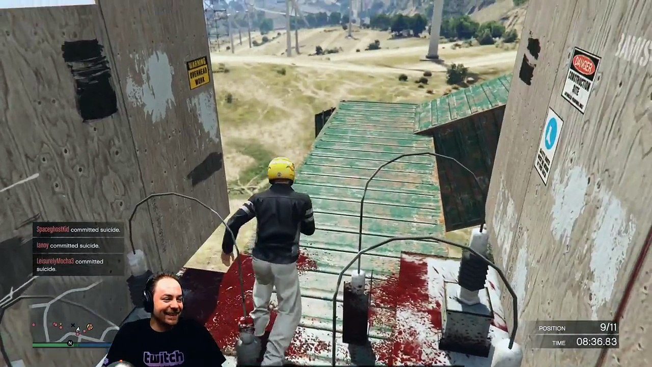 GTA 5 Online Windmill Parkour Chaos! Funny Moments
