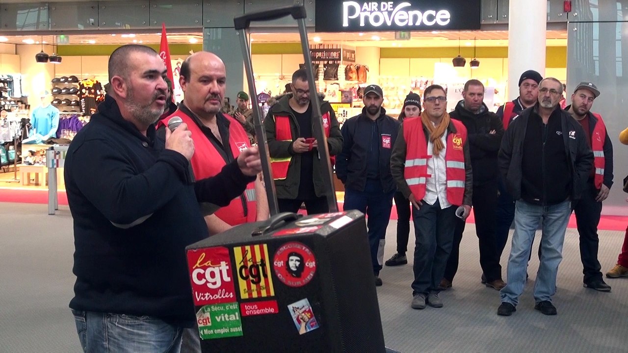 Action CGT Aéroport Marignane