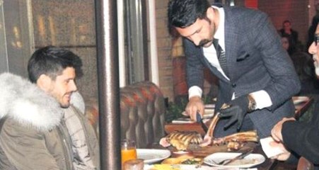 Beşiktaşlı Fabri, Nusret'te 2 Kilo Et Yedi