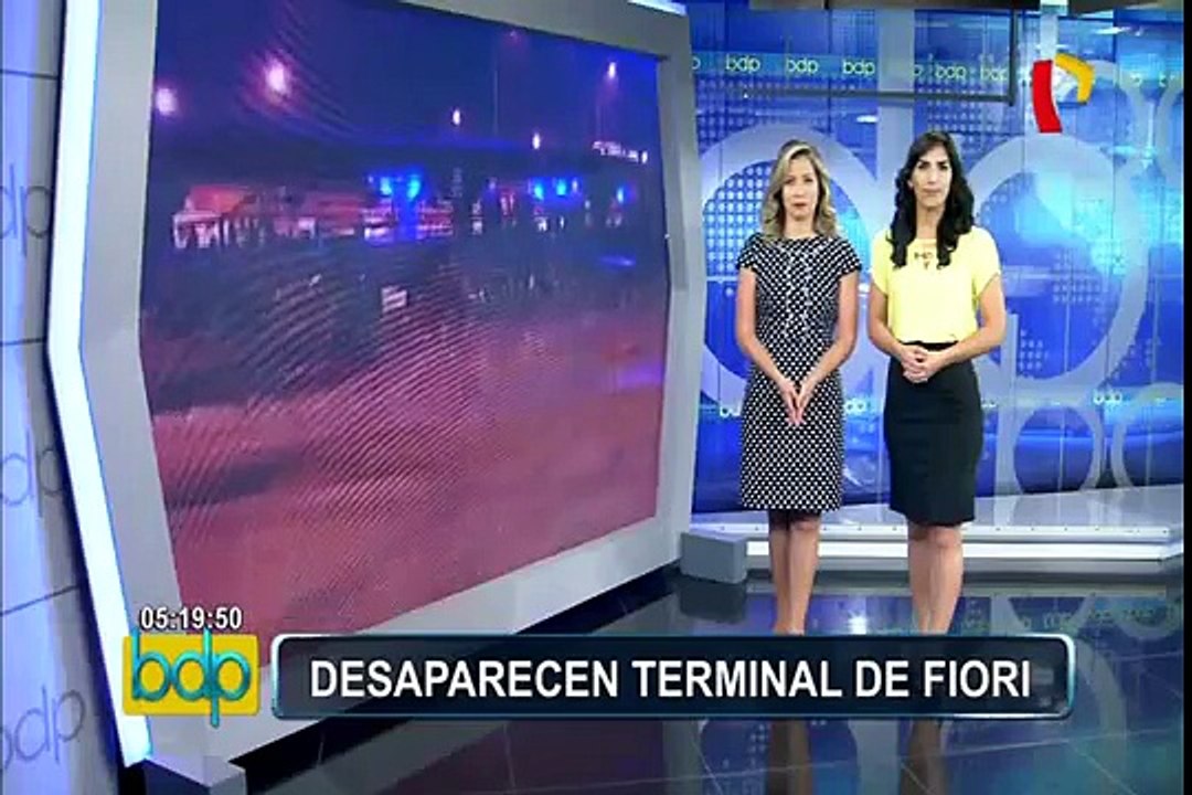 Desalojan a comerciantes y transportistas del terminal de Fiori