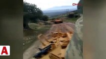 Türk Tankları Afrin sınırını böyle geçti