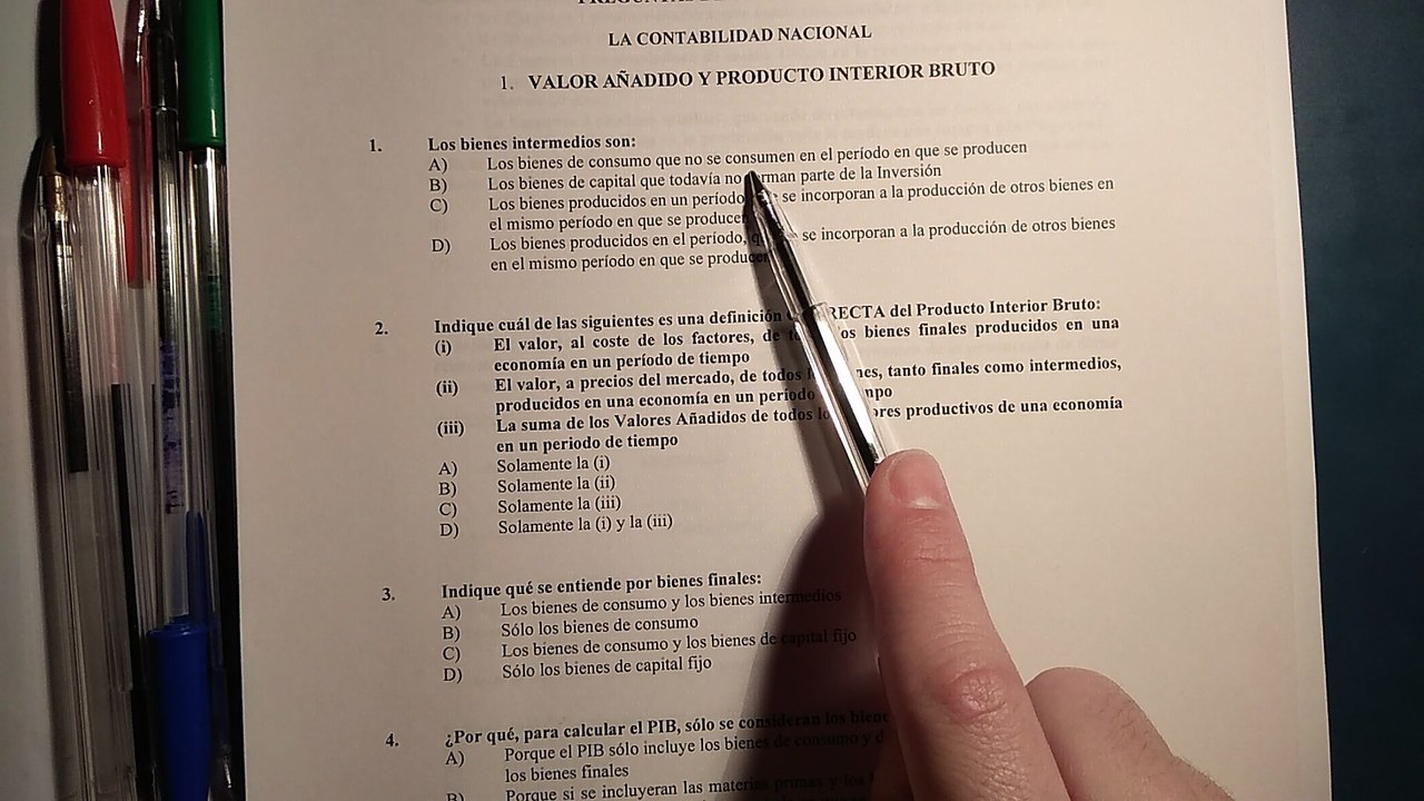 Producción y valor añadido para el cálculo del PIB