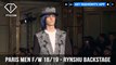 Rynshu Backstage Paris Men's Fashion Week Fall 2018 Rockstar Vampire Collection | FashionTV | FTV