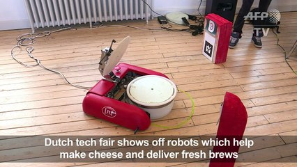 In The Netherlands, robots bring cheese and coffee