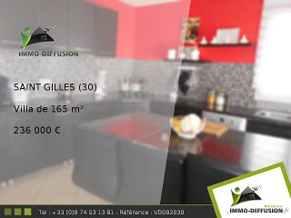 Villa A vendre Saint gilles 165m2 - 236 000 Euros