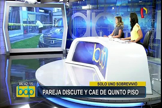 Surco: joven muere y mujer queda grave tras caer de un quinto piso