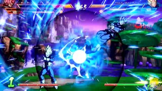 Dragon Ball FighterZ - Super Saiyan Blue Goku GAMEPLAY 【60FPS 1080P】 - YouTube