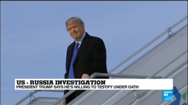 US-Russia investigation: Donald Trump says he''s willing to testify under oath