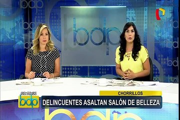 Chorrillos: delincuentes armados asaltan salón de belleza