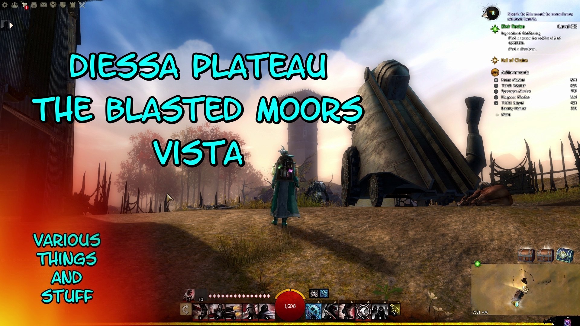 Guild Wars 2 Diessa Plateau The Blasted Moors Vista - video Dailymotion
