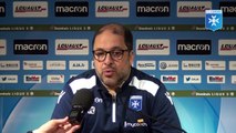 Conférence de presse de Pablo Correa avant AJA - Paris FC