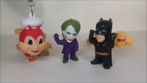 2018  Jollibee School Lanyard I.D. Sling Meets THE DARK KNIGHT Batman & Joker Nestle Cereal Action Figure | fastfoodTOYcollection