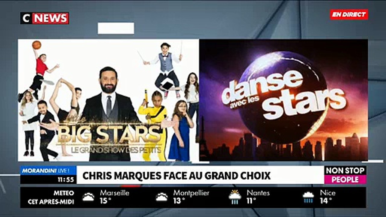 Chris Marques face au "Grand Choix" dans "Morandini Live": Vincent Cerutti ou Laurent Ournac - VIDEO