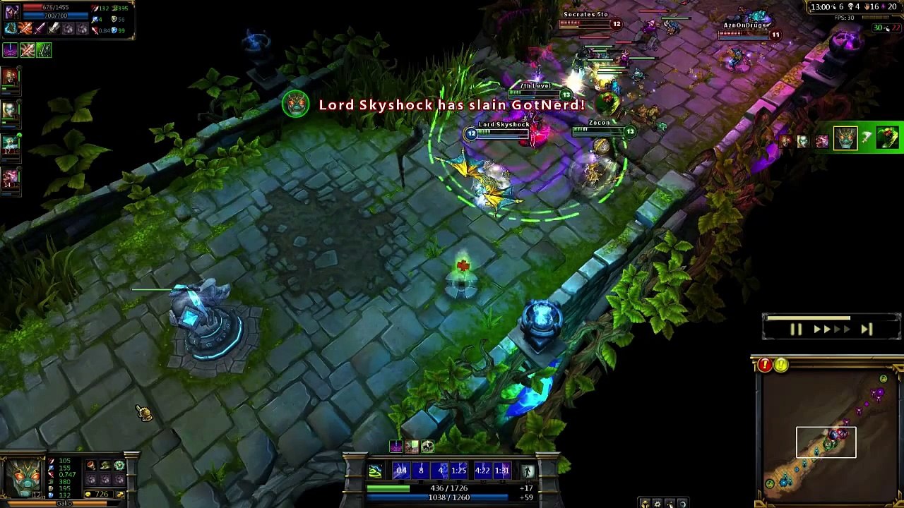 ARAM/Pulsefire Ezreal, Parche 28/06/2012 (League of Legends en español)