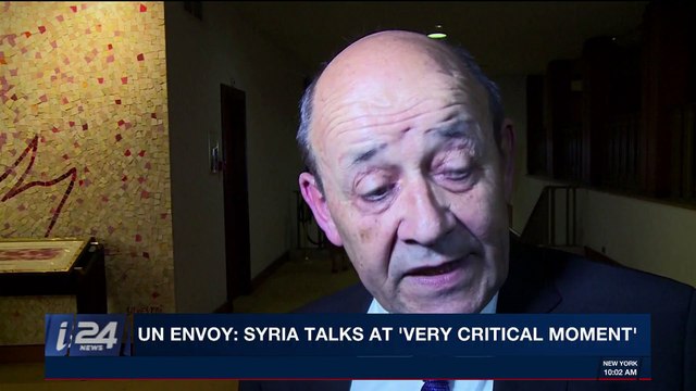 i24NEWS DESK | UN Envoy: Syria talks at ' very critical moment' | Thursday, January 25th 2018