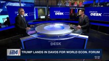 i24NEWS DESK | Trump lands in Davos for World Econ. Forum | Thursday, January 25th 2018