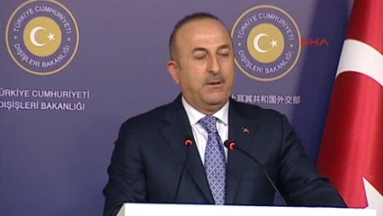Dışişleri Bakanı Çavuşoğlu'ndan ABD'nin Güvenli Bölge Önerisiyle İlgili Açıklama