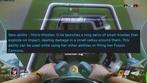 Overwatch News - DVA [NEW ABILITY] MICRO MISSILES!!! (D.Va Rework Details)