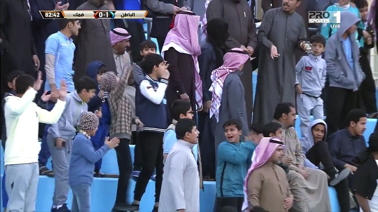 هدف الباطن الأول في مرمى ضمك ضمن منافسات دور الـ16 من كأس خادم الحرمين الشريفين