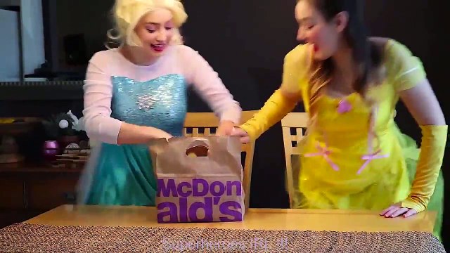 Spiderman ATTACK Frozen Elsa w Joker Maleficent Belle Spidergirl Iron Man Hair Stuck Fun Superhero | Superheroes | Spiderman | Superman | Frozen Elsa | Joker