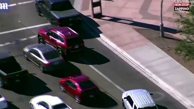 Etats-Unis : Impressionnante collision lors d'une course poursuite (vidéo)
