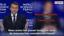 A Davos, les contorsions franglaises de Macron