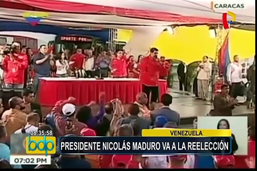 Venezuela: Nicolás Maduro anuncia que postulará a la reelección