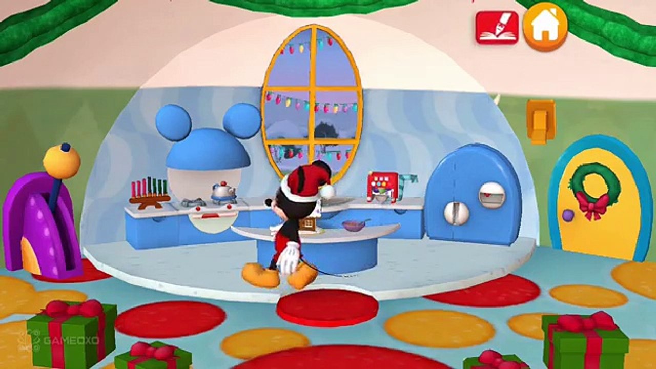 Mickey Mouse Clubhouse - Full Episodes of Color and Play Game by Disney (Christmas Theme) - Gameplay