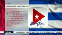 Cuba reitera su respaldo y solidaridad con Lula da Silva