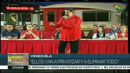 Maduro: soy un presidente que sólo dependo de las ordenes del pueblo