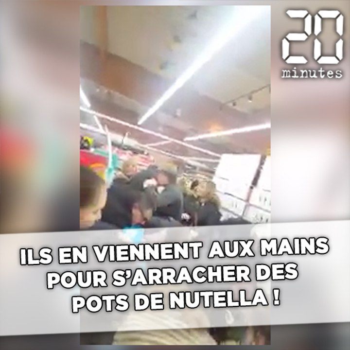 Ils en viennent aux mains pour s'arracher des pots de Nutella en promotion