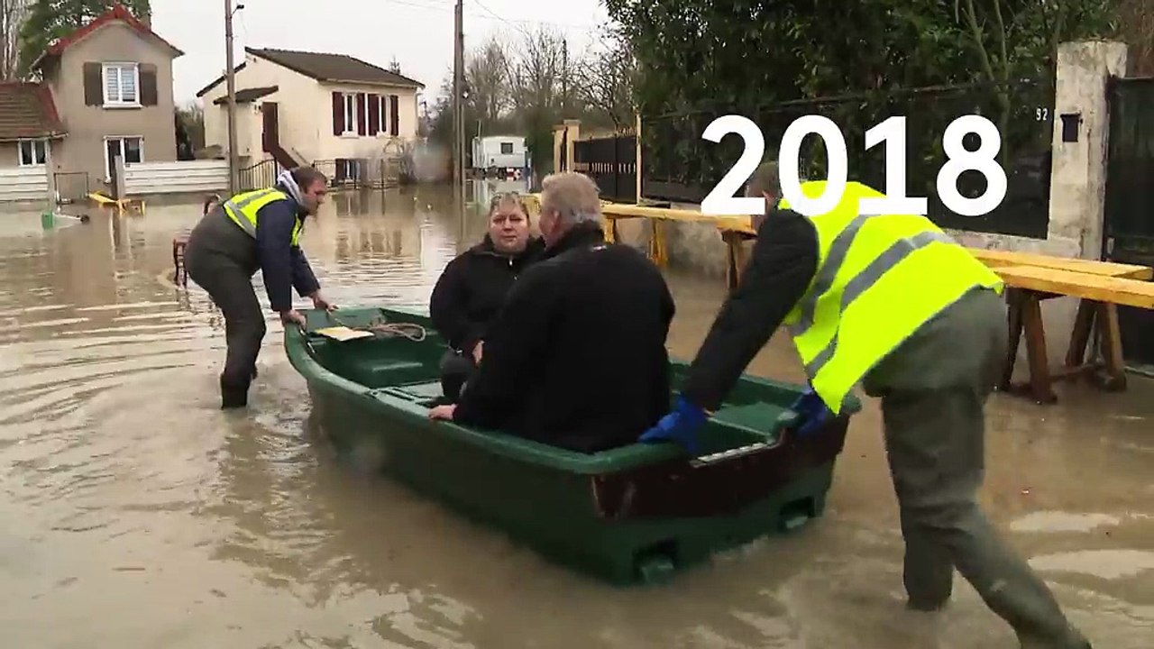 Ile-de-France : à la télé, depuis un siècle, les crues se suivent... et se ressemblent