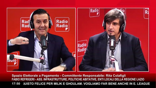 Fabio Refrigeri - Ass. Infrastrutture, Politiche Abitative, Enti Locali della Regione Lazio