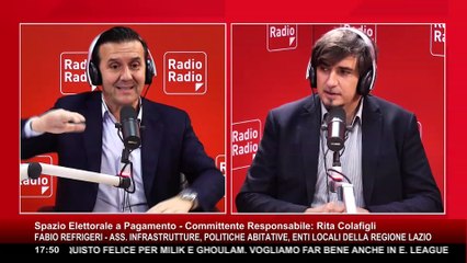 Fabio Refrigeri - Ass. Infrastrutture, Politiche Abitative, Enti Locali della Regione Lazio