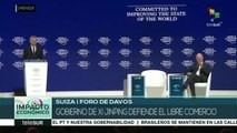 China defiende la globalización y libre comercio en el Foro de Davos