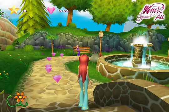 Winx Club PC Game - 1. Bloom discovers her powers