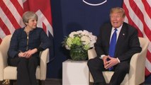 President Trump vows to be there for British Prime Minister Theresa May 'no matter what'