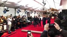 Grammys Carpet Roll Out