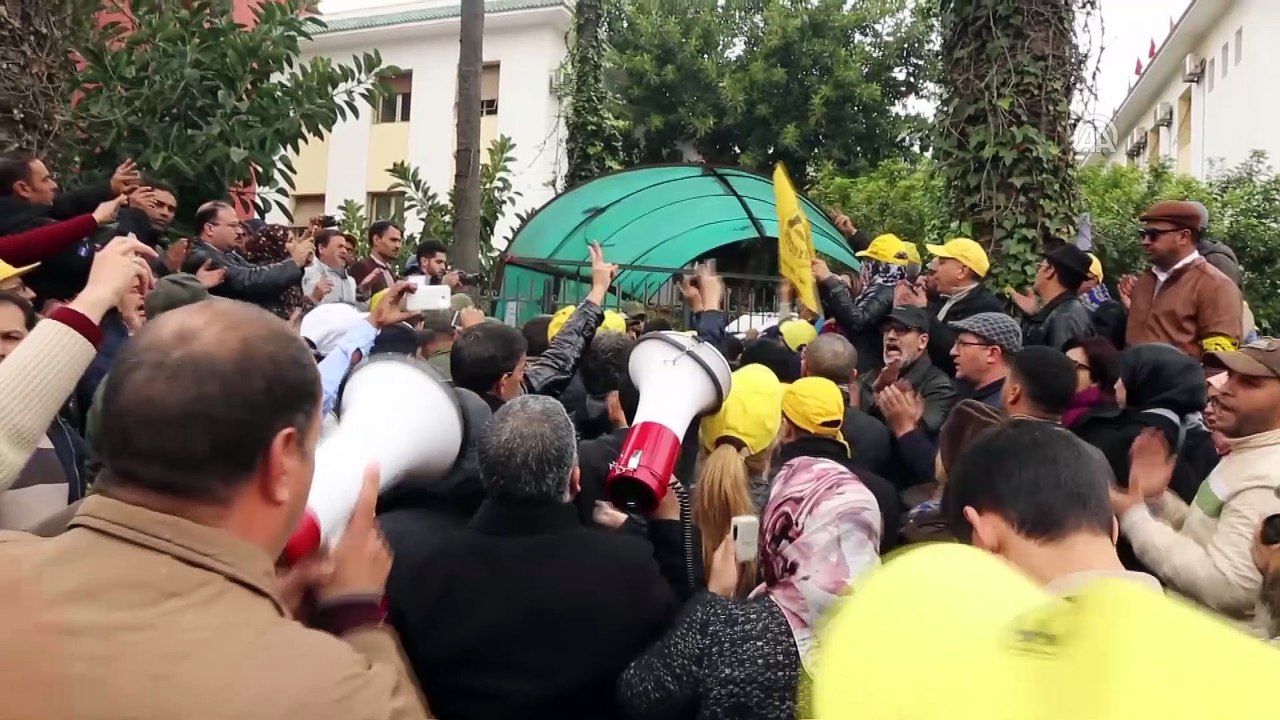 Fas'ta gazetecilerin yargılanması protesto edildi - RABAT